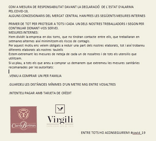 NOVES MESURES DAVANT DEL COVID_19
